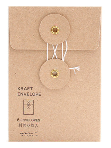 Midori Small Kraft Envelope
